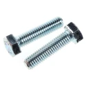 RS PRO Bright Zinc Steel Hex Bolt M5 x 20 mm Grade 8.8 Steel DIN 933 525-846