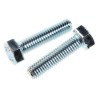 RS PRO Bright Zinc Steel Hex Bolt M5 x 20 mm Grade 8.8 Steel DIN 933 525-846