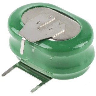 RS PRO 2.4 V Nickel Metal Hydride Button Rechargeable Battery, 160 mAh 525-849