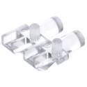 Dialight PCB 2-Way Right Angle Rigid LED Light Pipe Clear 3 x 1.6 mm 515-1071F