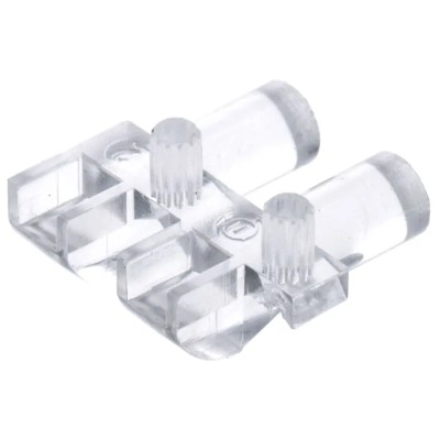 Dialight PCB 2-Way Right Angle Rigid LED Light Pipe Clear 3 x 1.6 mm 515-1071F