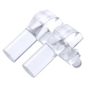 Dialight PCB 2-Way Right Angle Rigid LED Light Pipe Clear 3 x 1.6 mm 515-1071F