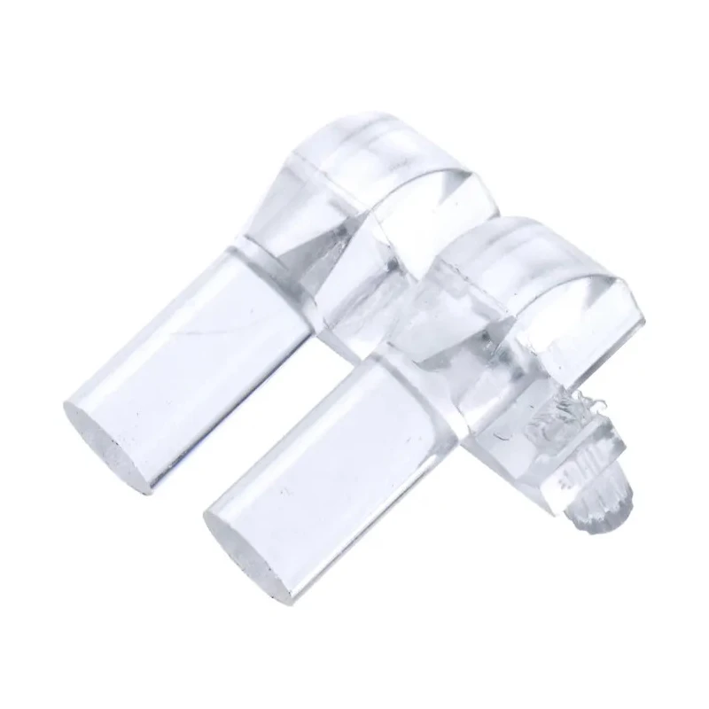 Dialight PCB 2-Way Right Angle Rigid LED Light Pipe Clear 3 x 1.6 mm 515-1071F