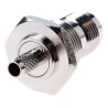 RS PRO Coaxial Connector Bulkhead Mount Female TNC 50 Ω Straight Body Crimp 546-2857