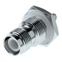 RS PRO Coaxial Connector Bulkhead Mount Female TNC 50 Ω Straight Body Crimp 546-2857
