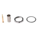 RS PRO Coaxial Connector Bulkhead Mount Female TNC 50 Ω Straight Body Crimp 546-2857