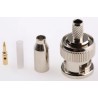 RS PRO Coaxial Connector Cable Male BNC, 50 Ω, Straight Body Crimp, Nickel Plated, Gold Contacts, 4 GHz Frequency 546-3737