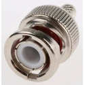 RS PRO Coaxial Connector Cable Male BNC, 50 Ω, Straight Body Crimp, Nickel Plated, Gold Contacts, 4 GHz Frequency 546-3737
