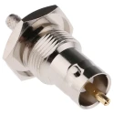 RS PRO Coaxial Connector Panel Mount Female BNC, 50 Ω, Straight Body Crimp 546-3917