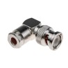 RS PRO Coaxial Connector Cable Male BNC 50 Ω Right Angle Body Clamp 546-4364