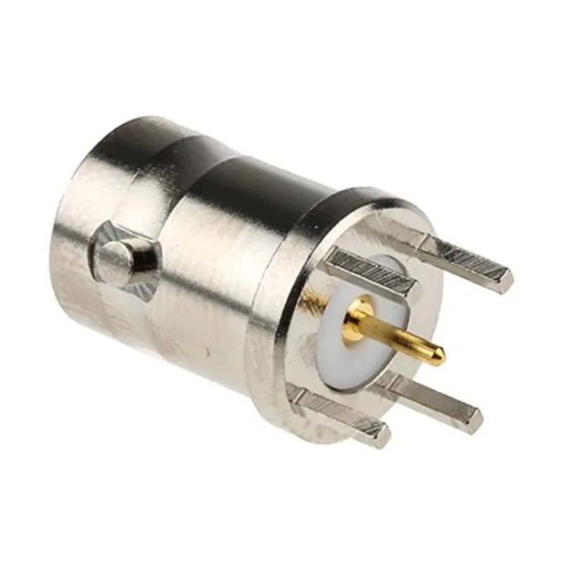 RS PRO Coaxial Connector PCB Female BNC, 75 Ω Impedance, 1GHz Operating Frequency, Straight Body Through Hole Mount 546-4033