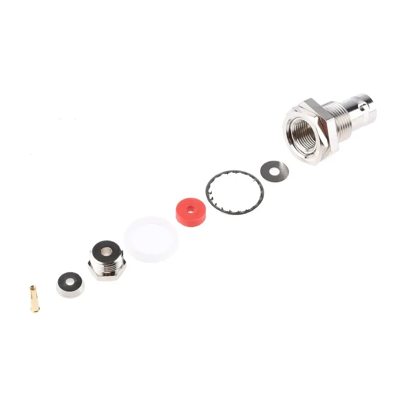 RS PRO Coaxial Connector Panel Mount Female BNC 75 Ω Straight Body Clamp 546-3973