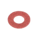 RS PRO Vulcanised Fibre Washers M3 Red Insulating ISO Metric Sealing 0.5mm Thickness 526-350