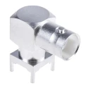 RS PRO Coaxial Connector PCB Female BNC, 50 Ω, Right Angle Body Through Hole 546-4516