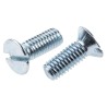 RS PRO Slot Countersunk Steel Machine Screw M6 16 mm Bright Zinc Finish 546-1589