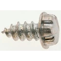 System Zero Zinc Plated Steel Flange Button Tamper Proof Security Screw 6 x 19 mm SZS06F-Z