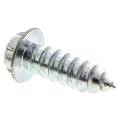System Zero Zinc Plated Steel Flange Button Tamper Proof Security Screw 8 x 12 mm SZS08D-Z