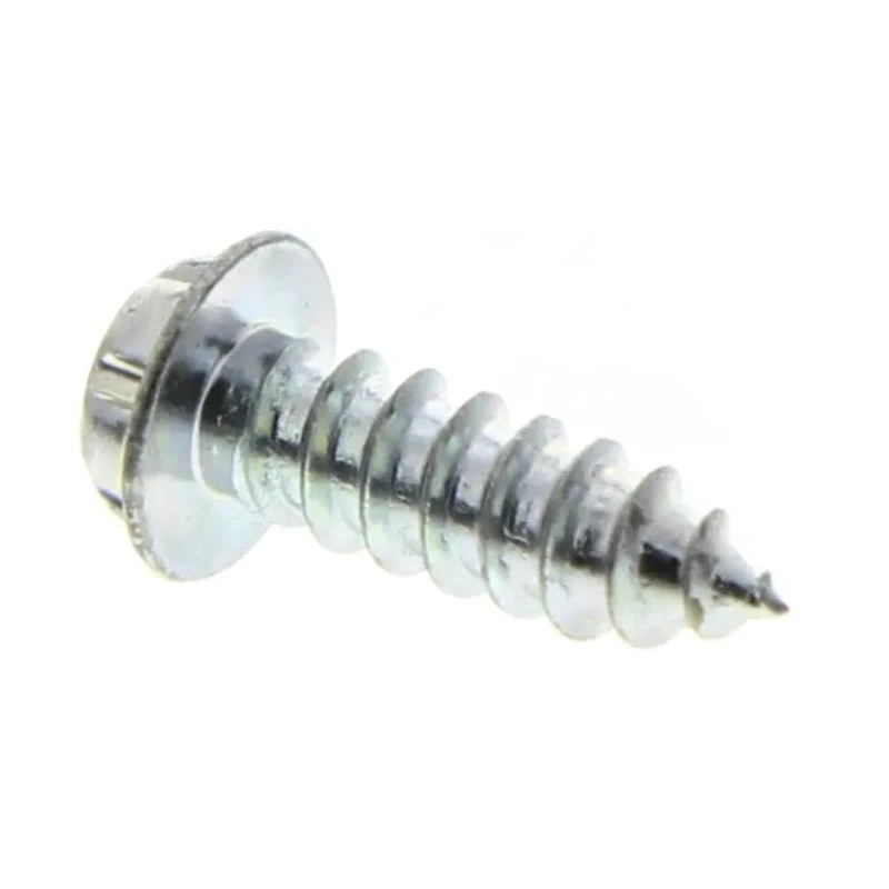 System Zero Zinc Plated Steel Flange Button Tamper Proof Security Screw 8 x 12 mm SZS08D-Z