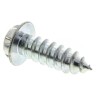 System Zero Zinc Plated Steel Flange Button Tamper Proof Security Screw 8 x 12 mm SZS08D-Z