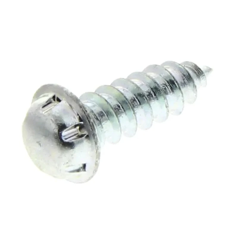 System Zero Zinc Plated Steel Flange Button Tamper Proof Security Screw 8 x 12 mm SZS08D-Z