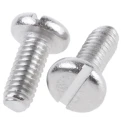 RS PRO Slot Pan Head Stainless Steel Machine Screw M2.5, 6 mm Length, Plain Finish, DIN 85 Standard 526-928