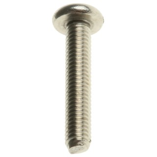 RS PRO Slot Pan Stainless Steel Machine Screw M3 Thread 16 mm Length A2 Grade 526-978
