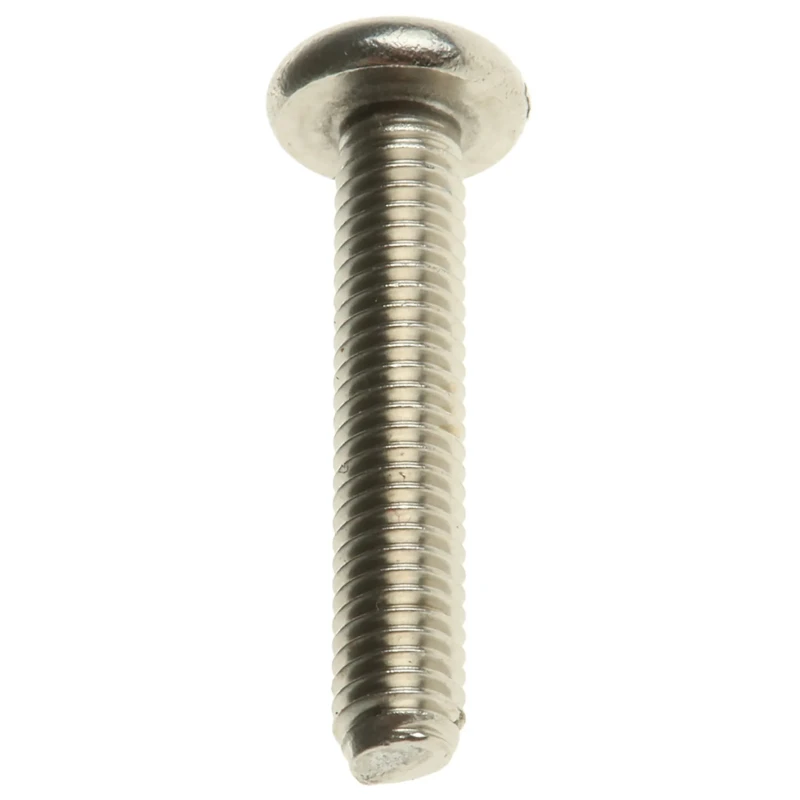 RS PRO Slot Pan Stainless Steel Machine Screw M3 Thread 16 mm Length A2 Grade 526-978