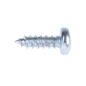NEUTRAL Bright Zinc Steel Pan Head Self-Tapping Screw 9.5 mm Thread Size 4 Length 9.5mm 546-5610