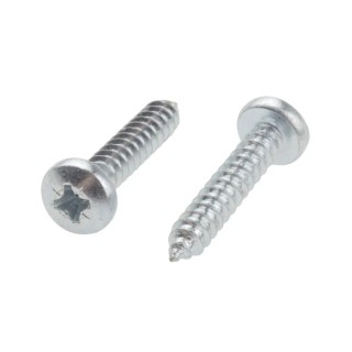 RS PRO Bright Zinc Steel Pan Head Self-Tapping Screw Thread Size 10 Length 25mm 546-5777