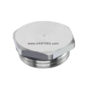 HARTING Blanking Piece RS-K10D Series Thread Size M40 x 1.5 1 Way Metal Accessory 19000005073