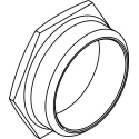 HARTING Blanking Piece RS-K10D Series Thread Size M40 x 1.5 1 Way Metal Accessory 19000005073