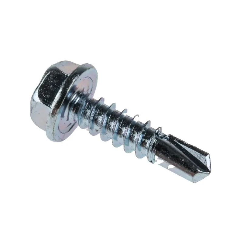 RS PRO Bright Zinc Steel Pan Head Self-Drilling Screw 4.8 mm Diameter 19 mm Length Model 546-5856