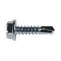 RS PRO Bright Zinc Steel Pan Head Self-Drilling Screw 4.8 mm Diameter 19 mm Length Model 546-5856