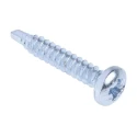 RS PRO Bright Zinc Steel Self-Drilling Screw 4.2 mm Diameter 25 mm Length Pozidriv Pan Head Model 546-5985