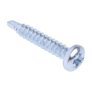 RS PRO Bright Zinc Steel Self-Drilling Screw 4.2 mm Diameter 25 mm Length Pozidriv Pan Head Model 546-5985