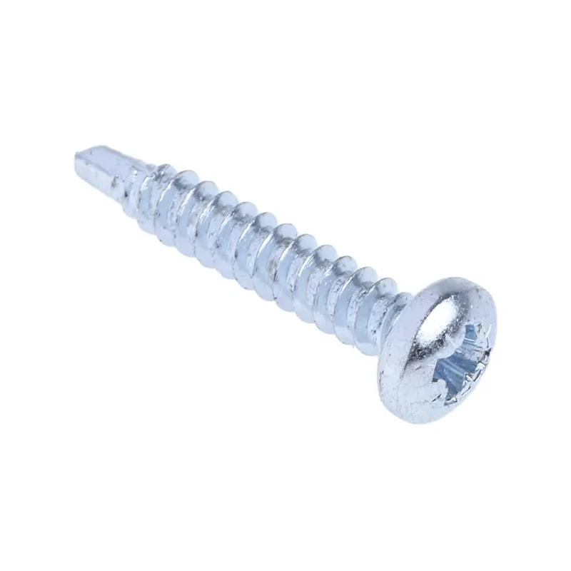 RS PRO Bright Zinc Steel Self-Drilling Screw 4.2 mm Diameter 25 mm Length Pozidriv Pan Head Model 546-5985