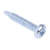 RS PRO Bright Zinc Steel Self-Drilling Screw 4.2 mm Diameter 25 mm Length Pozidriv Pan Head Model 546-5985