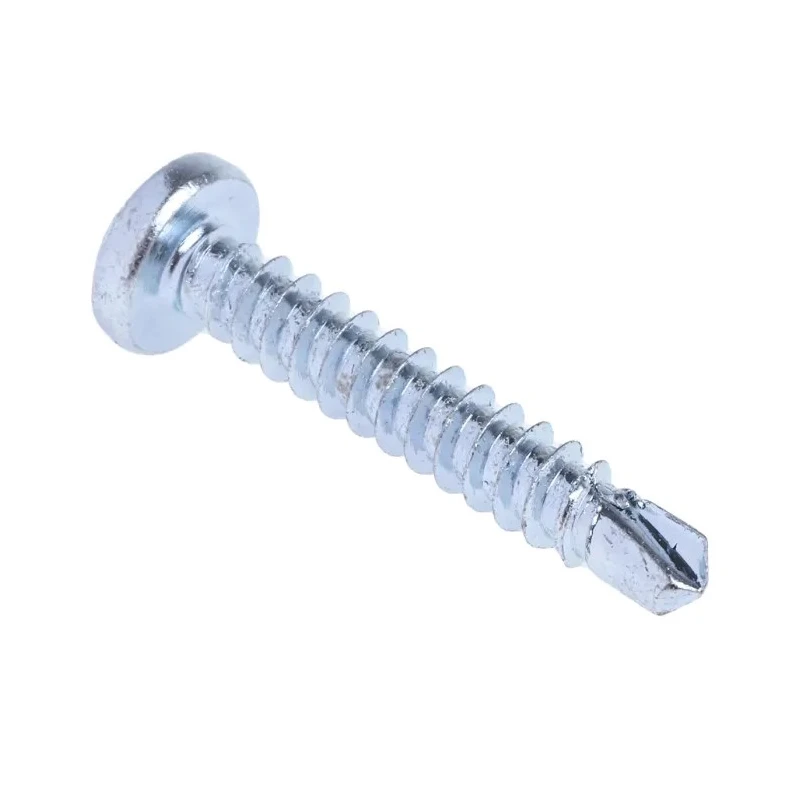 RS PRO Bright Zinc Steel Self-Drilling Screw 4.2 mm Diameter 25 mm Length Pozidriv Pan Head Model 546-5985