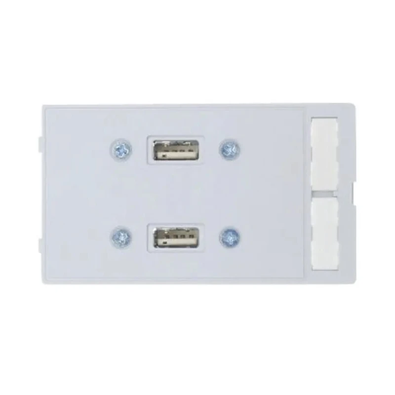HARTING USB Connector Panel Mount 2 Port Type USB Type A Straight Female 5A USB 2.0 39500020093