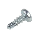 RS PRO Bright Zinc Steel Self-Drilling Screw 3.5 mm Diameter 9.5 mm Length Pozidriv Pan Head 546-5929