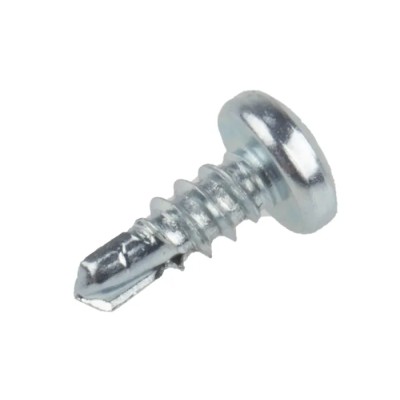 RS PRO Bright Zinc Steel Self-Drilling Screw 3.5 mm Diameter 9.5 mm Length Pozidriv Pan Head 546-5929
