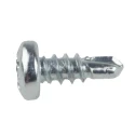 RS PRO Bright Zinc Steel Self-Drilling Screw 3.5 mm Diameter 9.5 mm Length Pozidriv Pan Head 546-5929