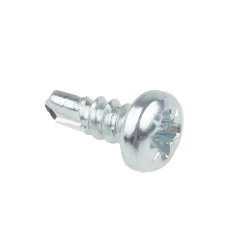 RS PRO Bright Zinc Steel Self-Drilling Screw 3.5 mm Diameter 9.5 mm Length Pozidriv Pan Head 546-5929
