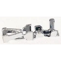 HARWIN M22 Series Female Crimp Terminal, 30 AWG Min Crimp, 24 AWG Max, Tin Plated Phosphor Bronze M22-3050046
