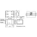TDK Surface Mount Common Mode Line Filter with Ferrite Core 150 mA Idc ACM2520-801-3P-T