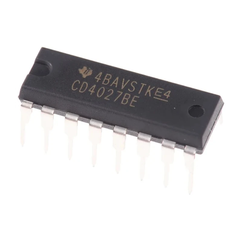 Texas Instruments 2 Flip Flop IC, JK Type, 4000 Logic Family, 3 to 18 V Supply, 16-Pin PDIP CD4027BE
