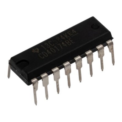 Texas Instruments 6 Flip Flop IC 4000 Series PDIP 16-Pin, 3 to 18V Operating Voltage CD40174BE