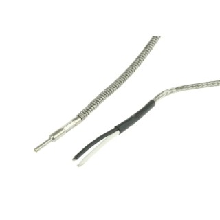 Correge Bayonet Type J Thermocouple Probe 2.5 mm Diameter 35 mm Length Cable Terminal 2000 mm Length IEC 584 0 °C PTC5R/2000