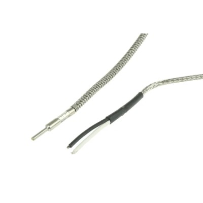 Correge Bayonet Type J Thermocouple Probe 2.5 mm Diameter 35 mm Length Cable Terminal 2000 mm Length IEC 584 0 °C PTC5R/2000