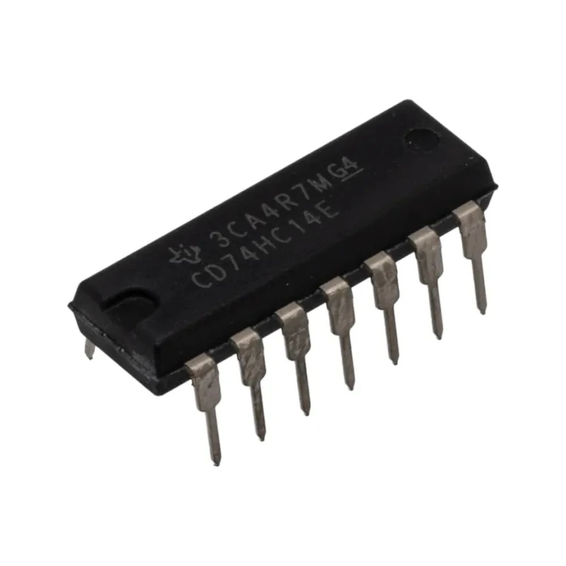 Texas Instruments Schmitt Trigger Input Inverter Logic IC 6 Elements 14-Pin PDIP CD74HC14E